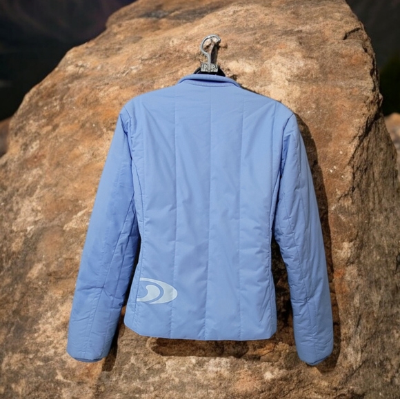 Salomon woman's ski jacket size small petite  light blue. In immaculate cond. - Picture 8 of 13